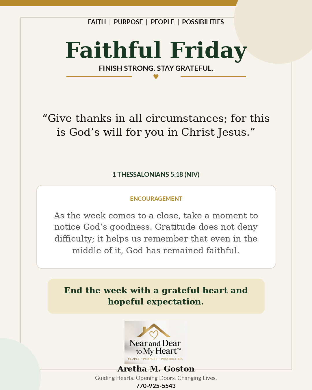 Faithful Friday Scripture and encouragement graphic